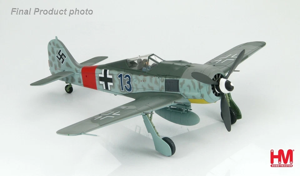 FW 190A LUFTWAFFE WALTHER DAHL GERMANY JANUARY 1945 - HOBBY MASTER HA7401 1/48 - Image 3 of 4