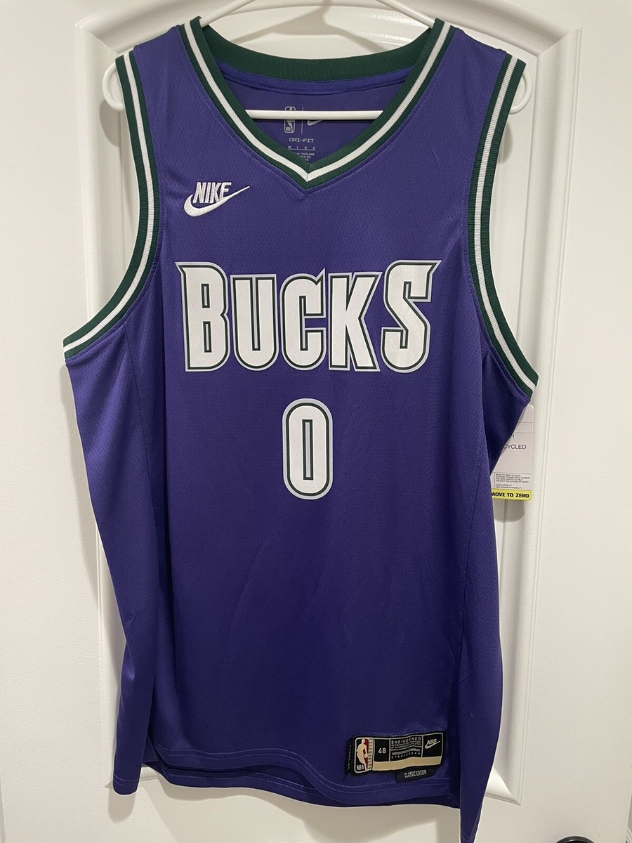 NBA サイン入りユニフォーム【Damian Lillard】 Damian Lillard Signed Milwaukee Green Basketball Jersey (JSA) -