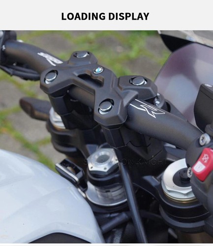Handlebar Riser Drag Handle Bar Clamp Extend Adapter For BMW S1000R M1000R 21-up - Picture 15 of 18