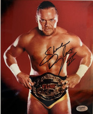 SHANE DOUGLAS THE FRANCHISE CHAMP SIGNED 8X10 W/COA FROM SIGNING WWE WWF ECW HOT