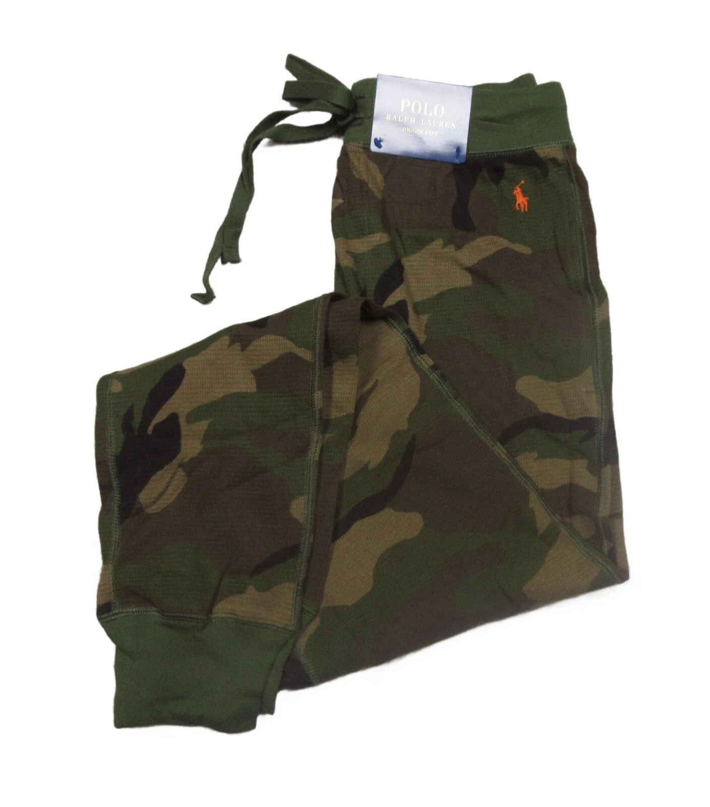 Polo Ralph Lauren Men's Green Camo Graphic Print Waffle Knit Sleep Jogger Pants
Opens in a new windo