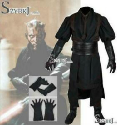 Star Wars Sith Dark Lord Darth Maul Cosplay Costume Tunic Outfit Suit