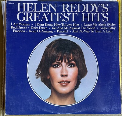 Helen Reddy's Greatest Hits - Capitol Records – SN-16333 - Reissue ...