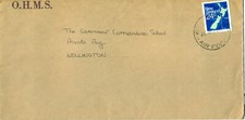 New Zealand 1983 cover official OHMS Woodbourne Air Force Government school