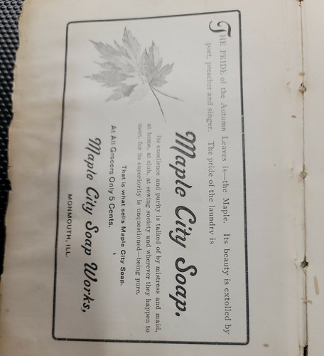1901 The Monmouth Baptist Ladies Cook Book 2nd Edition Illinois Recipe Book - Picture 10 of 12
