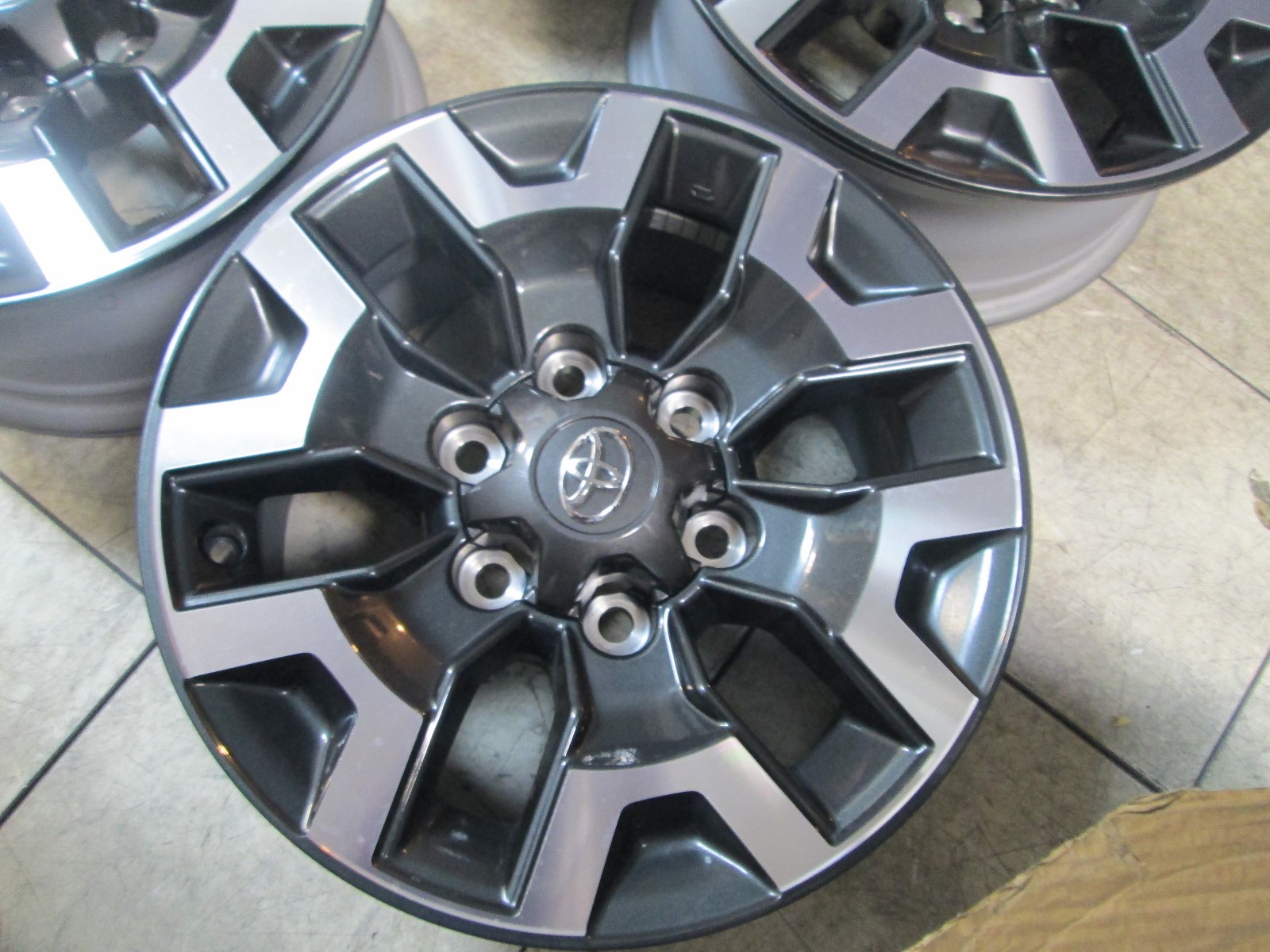 16" TOYOTA CHARCOAL FACTORY OEM WHEELS RIMS SET 4 eBay