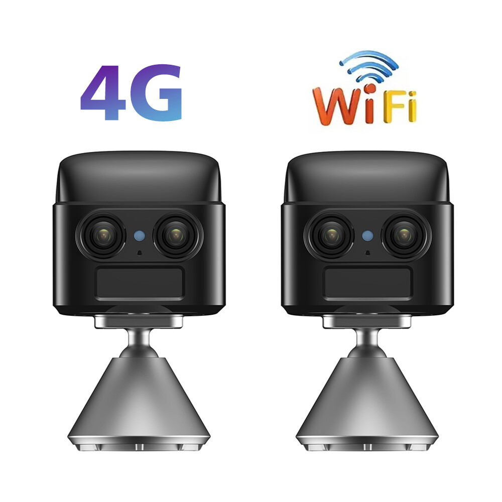 WiFi/4G Indoor Security Camera 5MP, Baby Monitor Pet Camera, Dual Lens Cameras-image