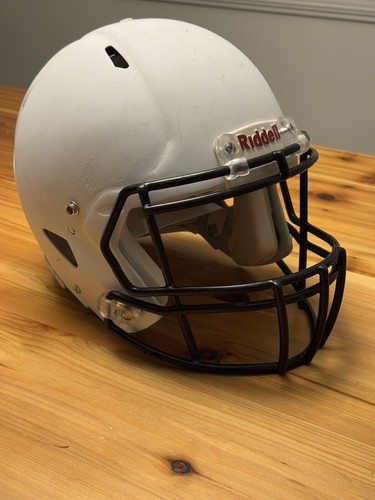 White Schutt Collegiate Used Football Helmet Adult Large
