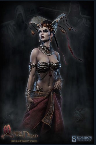 QUEEN OF THE DEAD Premium Format Figure - Sideshow Collectibles - Rare NEW Seale - Imagen 4 de 16