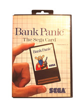 Sega Master System - Bank Panic - Sega Card - Komplett - Selten
