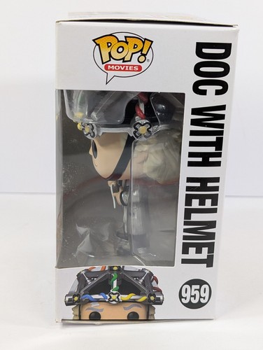 Funko POP Movie: Ritorno al Futuro-Doc con Casco Giocattolo da Collezione, Multicolore - Foto 5 di 5