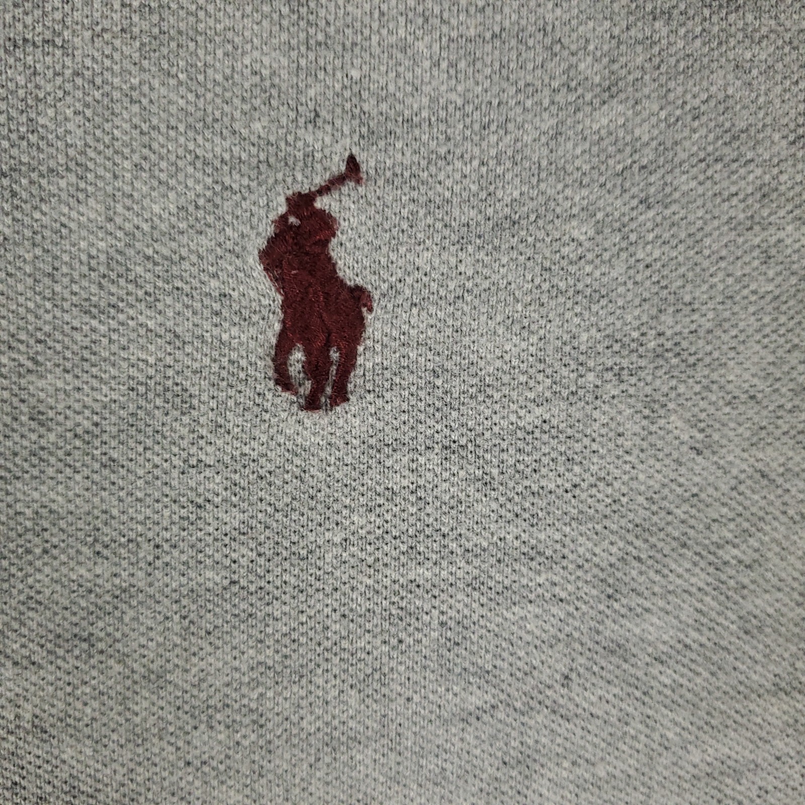 Ralph Lauren Polo Shirt Mens Small Gray  Custom Fit Pony Golf Short Sleeve thumbnail 3