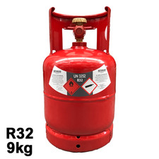 Bouteille de gaz réfrigérant R 32 de 9 kg - rechargeable