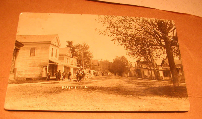 Early  1900's Main St., Constableville, NY Real Photo Used  Postcard