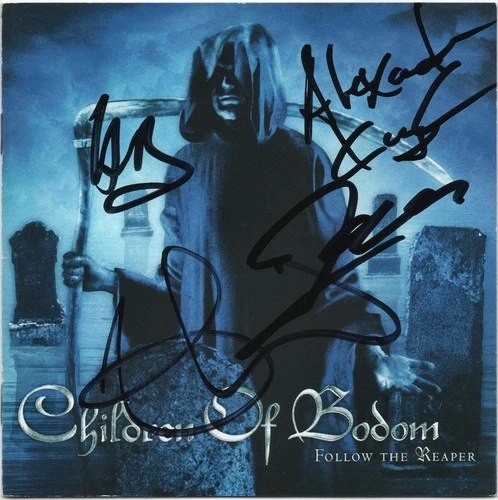 CHILDREN OF BODOM Follow the Reaper - Everytime I Die Alexander Autograph SIGNED