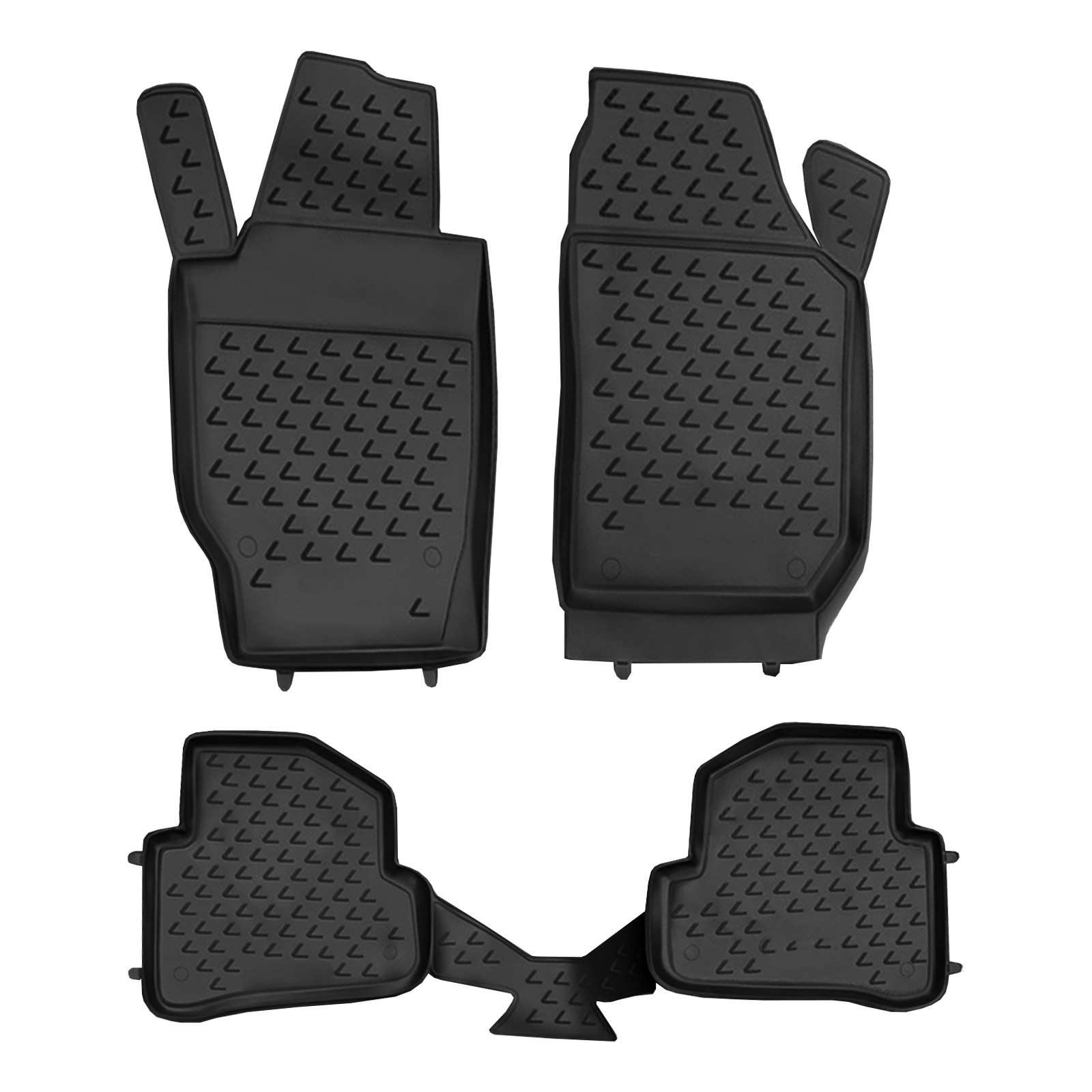 Tapis de sol en caoutchouc Skoda Fabia 2007-2014 spécial rando et pluie