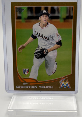 2013 Topps Update Series - Christian Yelich #US290 Gold /2013 (RC)
