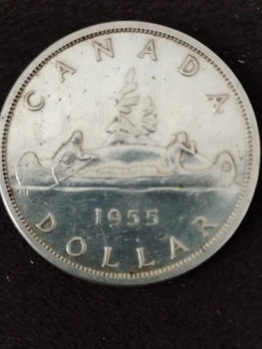 1955 canadian silver dollar Arnprior DB