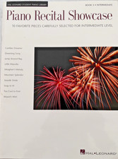 Piano Recital Showcase 10 Favorite Pieces Carefully Selected For Intermediate