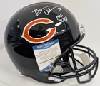 Brian Urlacher HOF 2018 Signed Riddell Full-Size Replica Helmet Beckett COA