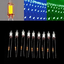 10Pcs Neon Light Bulbs 4 10mm 5 13mm Main Power Indicator With Resistance 220V 