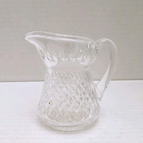 Vintage Waterford Crystal Alana Cut Crystal Creamer 4.75 Inches Tall