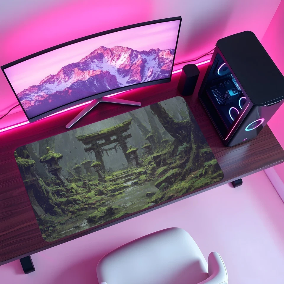 Alfombra de juego Kamigawa Golgari inspirada en Swamp Temple Magic The Gathering Foto 4 de 4