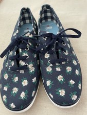 Keds X Draper James Women's Size 8 Champion Magnolia Navy Shoes Sneakers WF62399