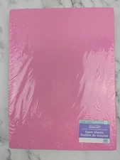 15 Pink Craft Foam Sheets 12" X 9" Creatology