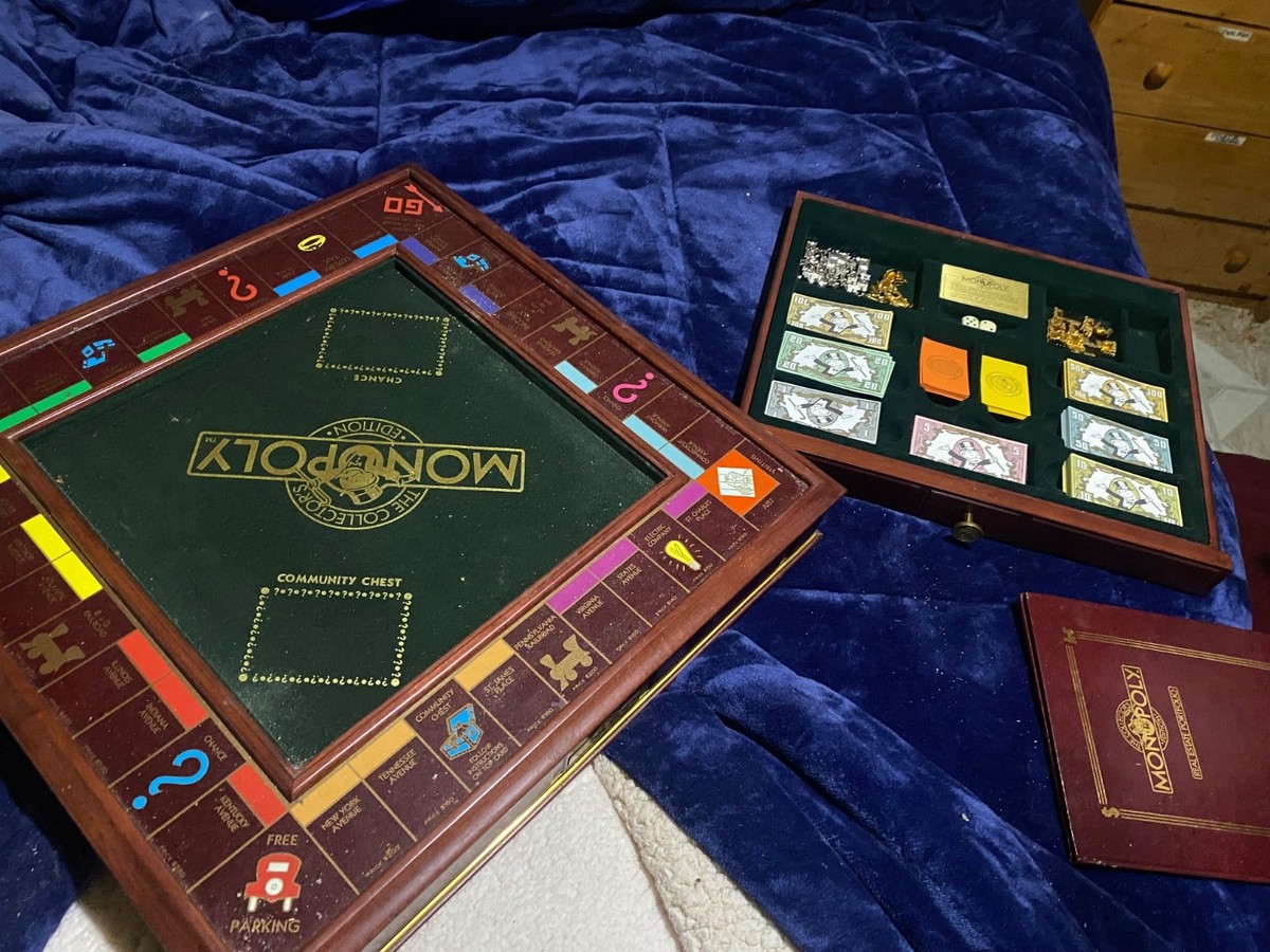 What is the value of a 1991 Franklin Mint Monopoly Set