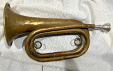 Rare Wurlitzer WWI Brass Trench Bugle Phila. Depot Spec. 1152