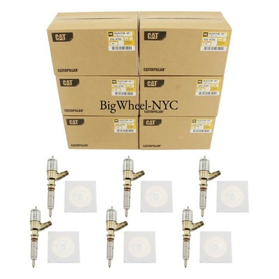 6x 3264700 Diesel Fuel Injector Caterpillar C6 C6.4 Engine CAT320D Excavator NEW