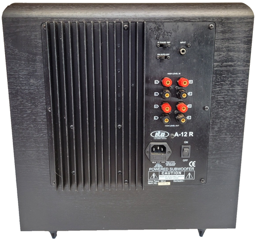 Eltax A-12R Active Powered Subwoofer Black Tested & Faulty Sound Quality - Picture 2 of 6