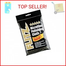 Flitz Premium Microfiber Polishing Cloth (400 GSM) - 16" x 16" USA-Made Grey Lin