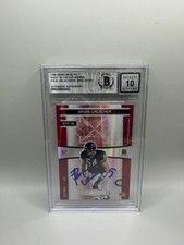 Brian Urlacher Mike Singletary Signed 2006 Donruss Elite Card Beckett 10 Auto