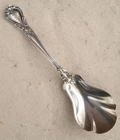GORHAM CHANTILLY OLD MARKS STERLING SILVER 6" SCALLOPED SUGAR SHELL SPOON