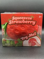 Sunny Days Squeezy Jumbo Strawberry Sensory Squishy - LOT OF 2