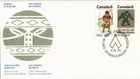 Dr Jim Stamps Canada Indians Of The Subarctic Setenant Pair First Day Cover