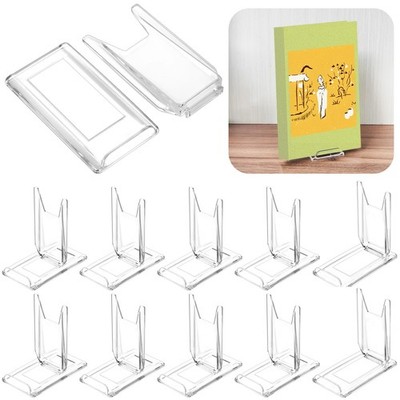 10 Pack Adjustable Acrylic Comic Book Display Stands Easel Display Holder