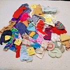 Vintage Lot of Approx. 40 pieces of Barbie and Francie Clothing and Misc. items