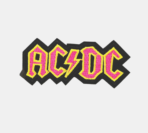 AC/DC Embroidered Patch Iron on Sew Badge Heavy rock Metal angus young bon scott - Picture 9 of 12