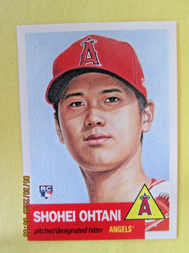 SHOHEI OHTANI/2018 TOPPS#7/LIVING SET/ANGELS/ROOKIE CARD/NRMT