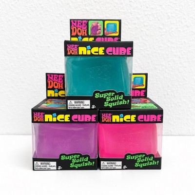 3-Pack Nee Doh Needoh Nice Cube Schylling Squishies   NEW & Original