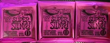 ERNIE BALL SUPER SLINKY ELECTRIC GUITAR STRINGS 2223 9-42 (3 SETS)