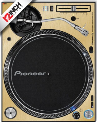 Pioneer PLX-1000 SKIN - Brushed Gold (pair)