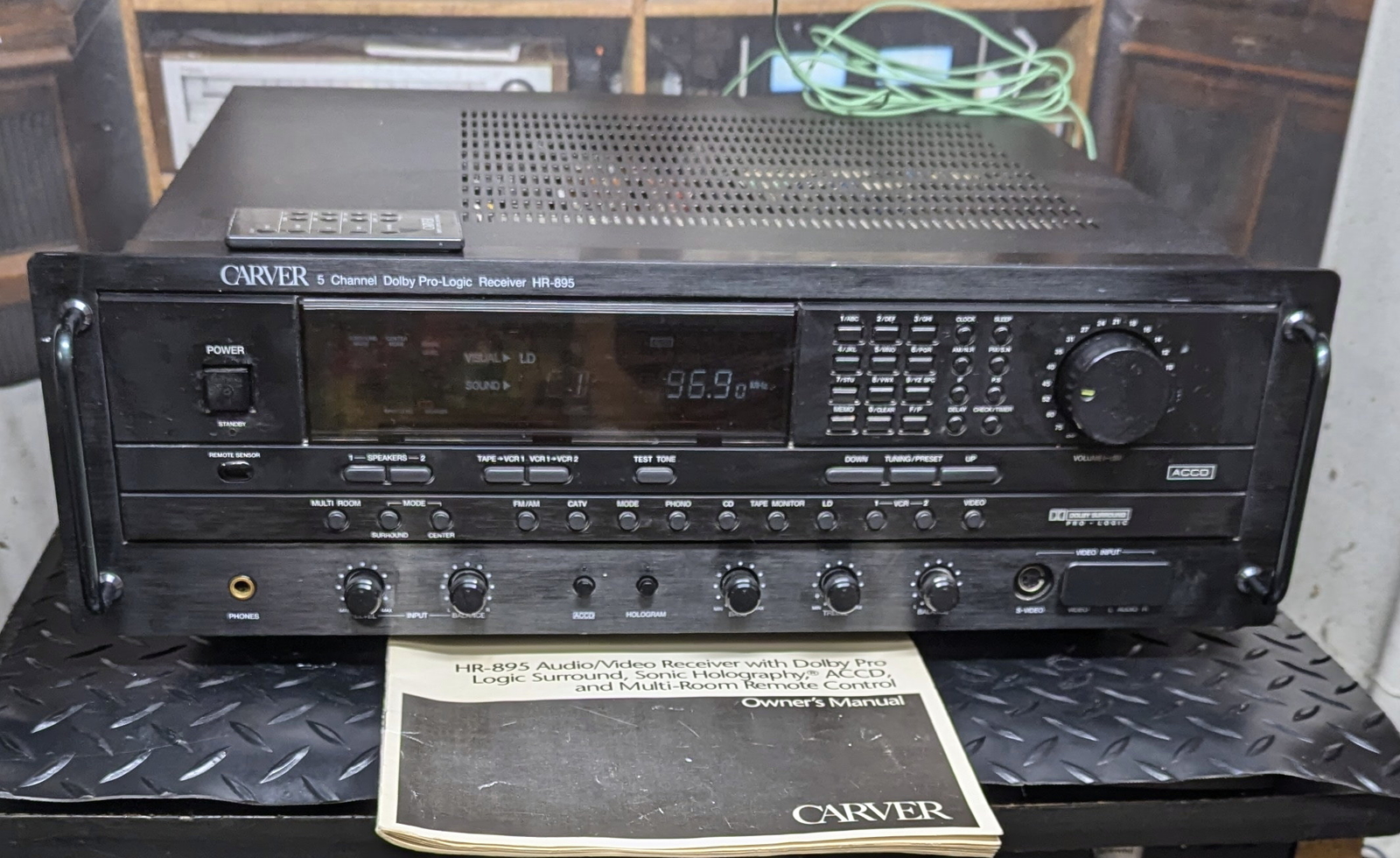 Carver HR-895 vintage audio equipment - eBay listing photo 1