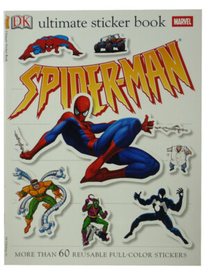 Spider-Man Ultimate Sticker Book 60 Reusable Full-Color Stickers DK Publishing