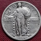 1924 Standing Liberty Quarter 25c Better Grade VF Details #84903