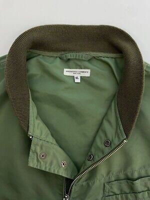 Engineered Garments Men's Nylon Aviator Jacket Size XL Nylon Engineered Garments Men's Nylon Aviator Jacket Size XL Nylon