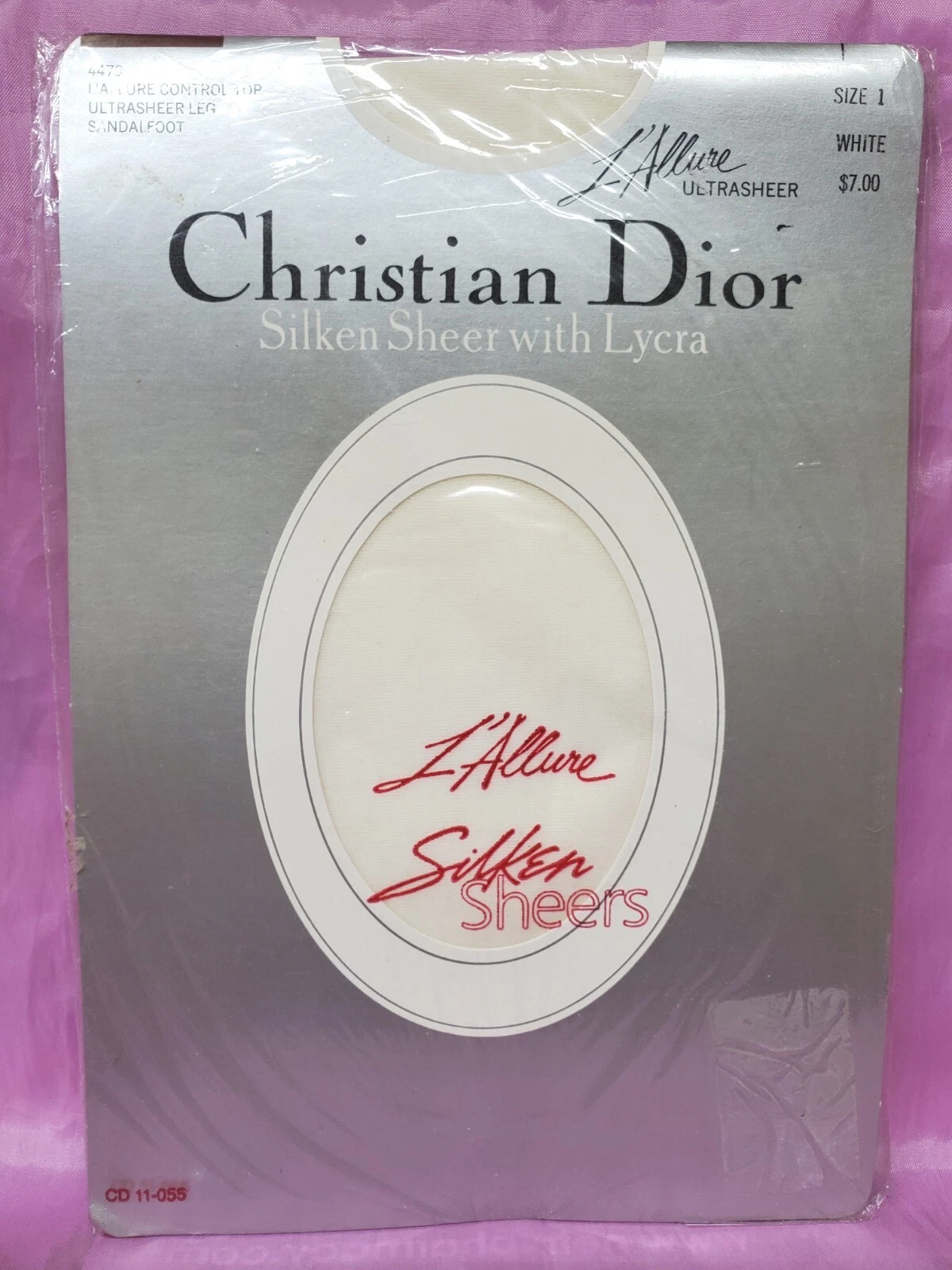 Pantalon vintage Christian Dior L'Allure soyeux ultra pur haut de contrôle blanc taille 1